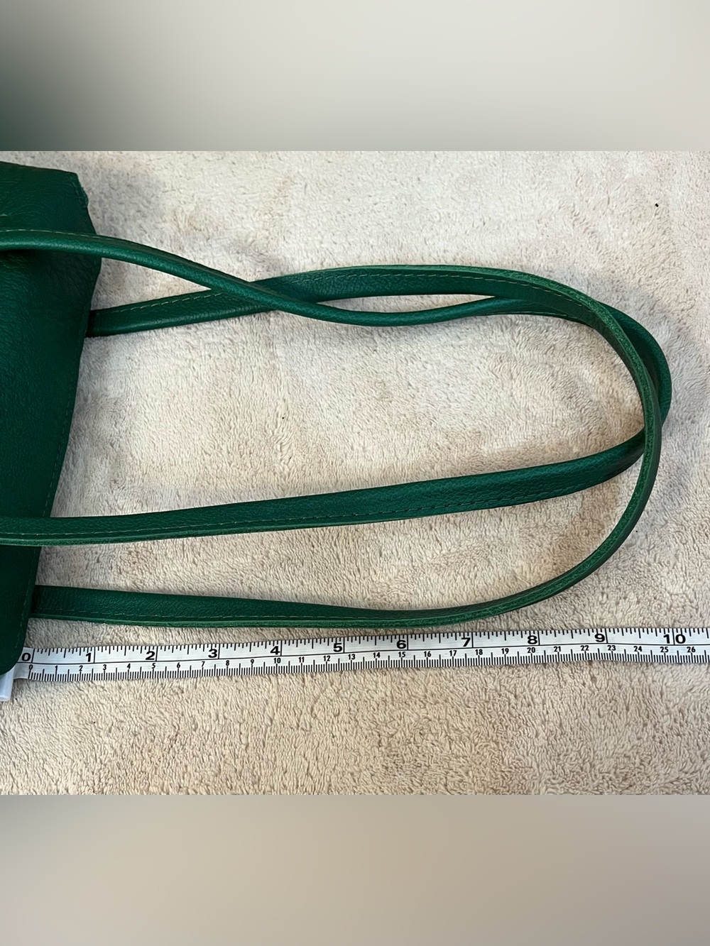 Portland Leather Goods Amelie Bacalar Deep Green Shoulder Bag NWOT - Picture 6 of 8
